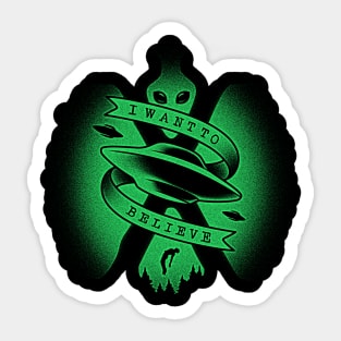 I Want To Believe Sticker